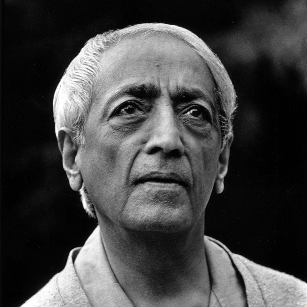 J. Krishnamurti Portrait by Mark Edwards