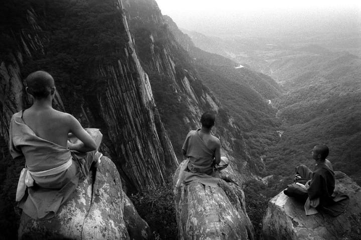 Two Traveling Monks